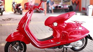 MOTOR Vespa PIAGGIO 946 Red ARMANI Review Indonesia  PIAGGIO VESPA [upl. by Sirama862]