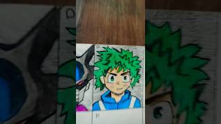 Drawing Deku for letter quotDquot  pt4  My hero academia  shorts myheroacademia trending deku [upl. by Schmitt]