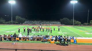 Woodside High School Marching Band 1st field showHalftime show of the year 1042024 [upl. by Ayrb281]