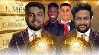 🔴LIVE BALLON DOR WATCHALONG  IS THE BALLON DOR RIGGED VINI OR RODRI [upl. by Hannahs]