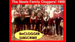 CLOGGING Steele Family Cloggers Hee Haw International Clogging Competition 1989 5 time champions [upl. by Uaerraj33]