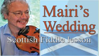 Mairis Wedding fiddle lesson [upl. by Anilef]