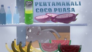 Pertama Kali Coco Puasa  Animasi Bocah Animasi [upl. by Nemhauser166]