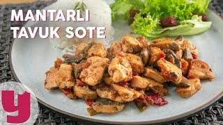 Mantarlı Tavuk Sote Tarifi  Tavuk Yemekleri  Yemekcom [upl. by Aretha613]