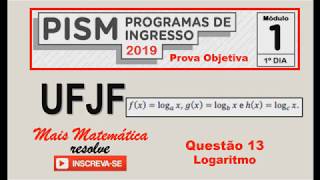 PISM 2019  UFJF  Módulo 1  Questão 13  No plano cartesiano abaixo estão representados [upl. by Woodson470]