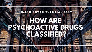 How Are Psychoactive Drugs Classified Intro Psych Tutorial 109 [upl. by Theis]