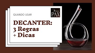 Decanter  Quando usar decantador de vinho [upl. by Michail]