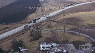 03052022 Winterset IA  Tornado Causes Significant Damage [upl. by Cyn]