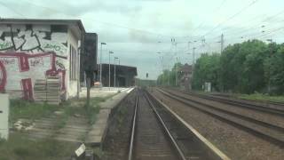 Führerstandsmitfahrt SBahn Berlin Rummelsburg  Erkner [upl. by Anilegna311]