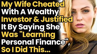 My Wife Cheated With A Wealthy Investor amp Justified It By Saying She Was Learning Personal Fina [upl. by Agatha]