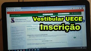 ATUALIZADO INSCRIÇÃO VESTIBULAR UECE PASSO A PASSO [upl. by Gelhar145]