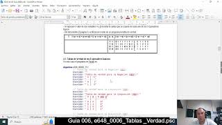 Aprender a programar en C PseInt  Guía 0006 – Tablas de Verdad Operadores Lógicos [upl. by Hart572]