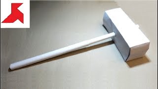 DIY ⚒️  How to make a HAMMER from A4 paper [upl. by Kopaz345]