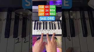 EASIEST Still DRE Piano Tutorial EVER‼️🤯🤯🤯 [upl. by Celestina520]