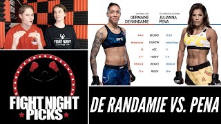 UFC Fight Night Germaine De Randamie vs Julianna Pena Prediction [upl. by Ikila]