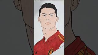 Cristiano Ronaldo drawing colouring art masha fifa RC7 masi football wallpaper [upl. by Breeze686]