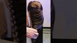 New Design hairstyle for wedding hairstyle longhair hair shortsvideos hair style vairalvideo [upl. by Ferrell]