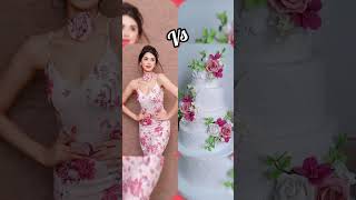 Ritika Badiani vs cake🎂song viralvideo love hindisong [upl. by Becca]