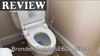 Brondell Swash SE600 Bidet Toilet Seat  Installation amp Review [upl. by Leibman]