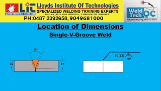 WELDING SYMBOL EXPLAINED  PART 6 LOCATION OF DIMENSIONS [upl. by Westfall721]