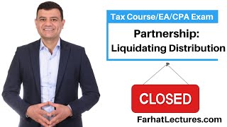 Partnership Liquidating Distribution [upl. by Gladdie]