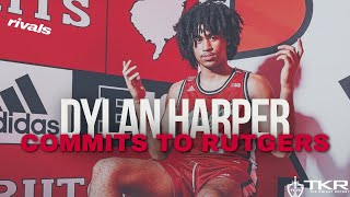 Watch as FiveStar Dylan Harper makes his commitment  Rutgers Scarlet Knights Basketball [upl. by Deryl]