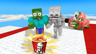 FOOD RUN KFC CHALLENGE  Minecraft Animation [upl. by Madelyn238]