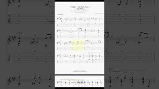 Tango  Op165  No 2 Isaac Albéniz arr for Classical Guitar [upl. by Calabrese]