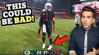 Kyler Murray Injured During WILD NFL Finish  Doctor Explains [upl. by Gustave679]