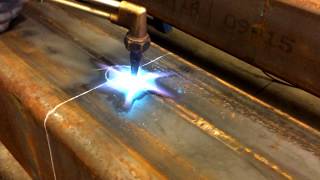 How to HandTorch a Circle with Oxy Acetylene into Metal Tube Steel [upl. by Gunthar375]