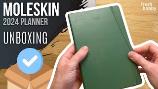 MOLESKIN 2024 Weekly Planner Unboxing  Review [upl. by Ahsiyt990]