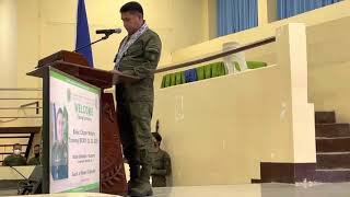 Message of MGen Fernando V Felipe PA Commander ARESCOM Philippine  January 8 2022 [upl. by Nickolaus836]