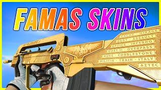 ALL FAMAS Skins CSGO  FAMAS Skins Showcase 4K 60FPS [upl. by Groark607]