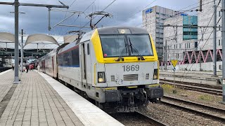 treinen in antwerpenberchem en leuven 2892024 train [upl. by Regnig]