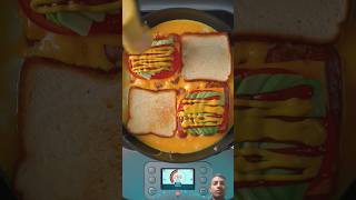 food sausagesandwich sandwich sausage zachchoi mukbang cooking recipe asmreating eating [upl. by Idisahc9]