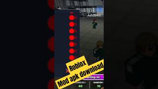 Roblox hackmod apk download and use 100warking robloxhack robloxmodapk robloxpic roblox [upl. by Kosak]