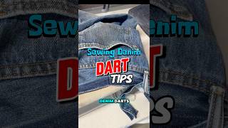 Denim perfect DARTS 🎯 denimdiy sewingtipsandtechniques tailoring [upl. by Loraine]