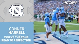 UNCs Conner Harrell Works The Zone Read To Perfection [upl. by Linea]