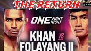 EDWARD FOLAYANG VS AMIR KHAN  ONE CHAMPIONSHIP [upl. by Edac]