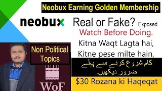 Neobux Earning Golden Membership  Rented Referrals  Real or Fake Exposed  Legit Ways to Earn  14 [upl. by Esmerolda]