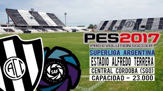 PES2017 PC Estadio Alfredo Terrera  Central Cordoba SDE [upl. by Salocin]