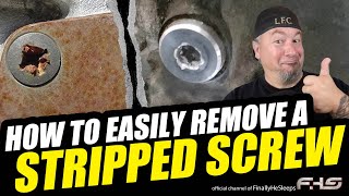 REMOVE A STRIPPED SCREW Torx bit Bolt Allen Bolt EASIEST METHOD Seized Rusted Frozen [upl. by Trefor]