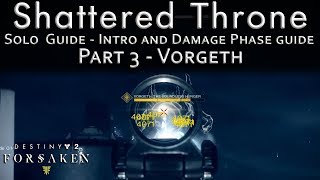 Shattered Throne Part 3  Vorgeth  Ogre Room  Intro Explanation and Damage Cycle Guide [upl. by Aubry684]