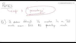 Rate  Ratio And Proportions  O Level  IGCSE Maths Part 3 [upl. by Bland]