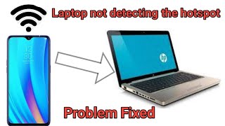 hp laptop hotspot connection problem  Problem Fixed  Laptop not detecting the hotspot problem [upl. by Oalsecnew920]