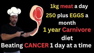 1 year of carnivore diet 250 plus eggs a month what are the results thriving with blood cancer [upl. by Simdars]