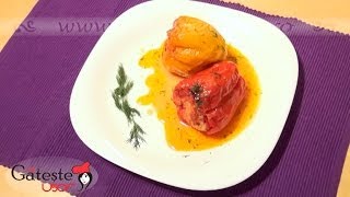 Reteta de Ardei umpluti cu Carne tocata si Orez [upl. by Megan]