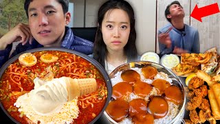 Korean Youtuber FAKED Tourettes and Became FAMOUS  Japanese Ice Cream Ramen amp Egg Rice Mukbang [upl. by Tomchay]