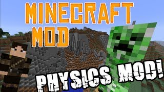 Minecraft Block Physics Mod [upl. by Iniffit475]