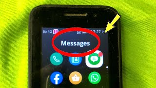 Jio Keypad Mobile Message Setting in F90M jio 2 3 F30B f81e f10q f41t [upl. by Nauwaj]